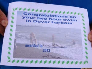Proof I have completed my 2 hour qualifying swim