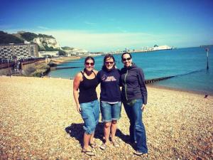Montserrat, Emma and I last weekend after our last sea session
