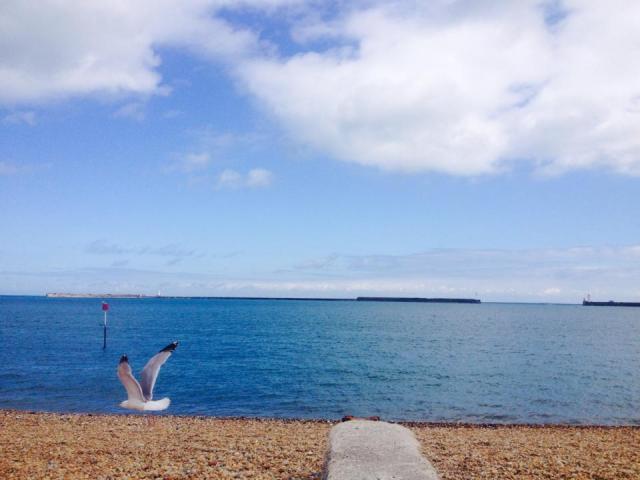 A sunny Dover after an overcast day