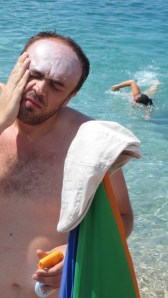 Me swimming - an artistic shot