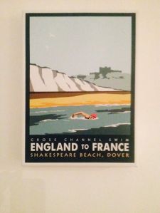 My birthday present ready to inspire me over the winter and next summer in my quest to become a Channel Swimmer